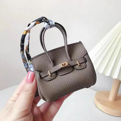 Mini Birkin-Inspired Handbag Charm